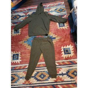 Puma jogging suit olive green